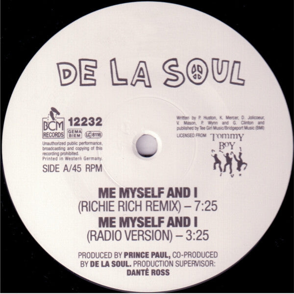 De La Soul -Me Myself And I