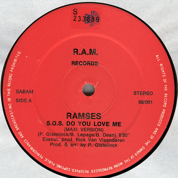 Ramses (3) -S.O.S. Do You Love Me