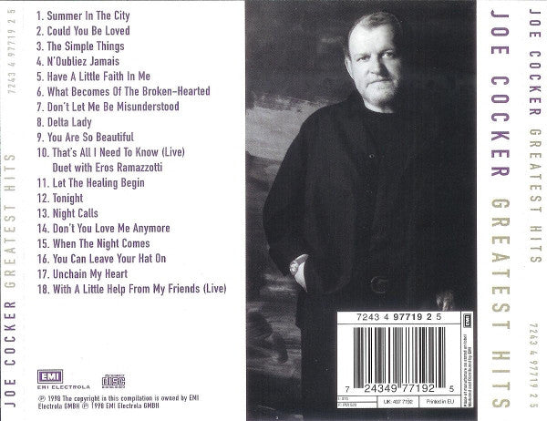 Joe Cocker -Greatest Hits