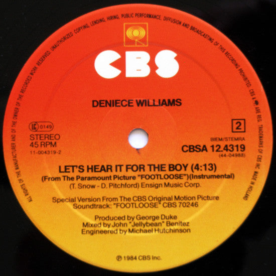 Deniece Williams -Let's Hear It For The Boy