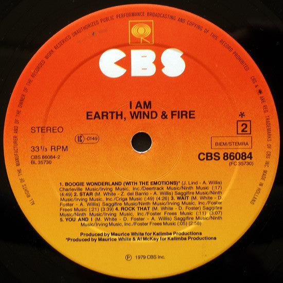 Earth, Wind & Fire -I Am