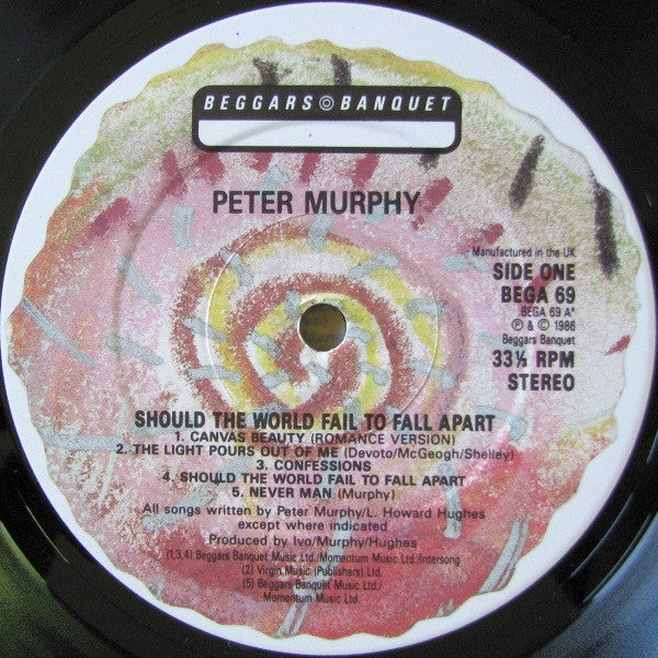 Peter Murphy -Should The World Fail To Fall Apart