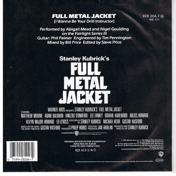 Abigail Mead -Full Metal Jacket (I Wanna Be Your Drill Instructor)