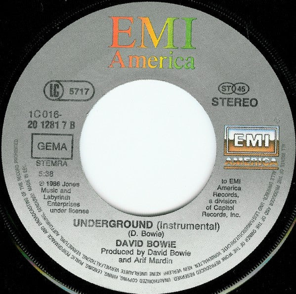 David Bowie -Underground