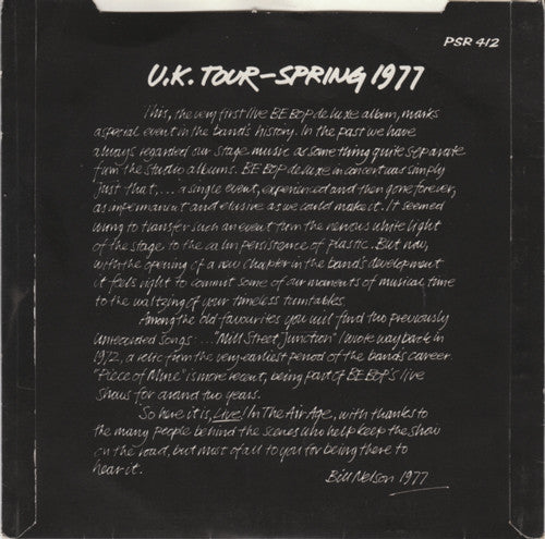 Be Bop Deluxe - Live! In The Air Age