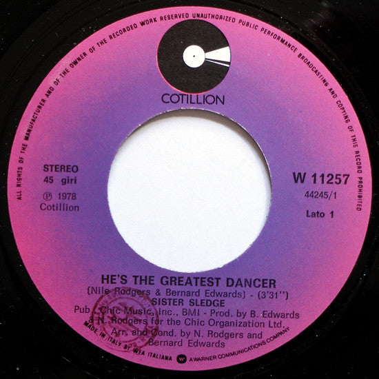 Sister Sledge -He's The Greatest Dancer