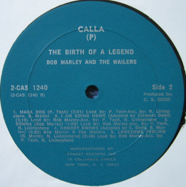 Bob Marley & The Wailers -The Birth Of A Legend