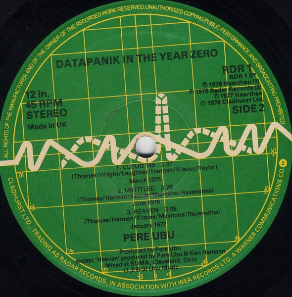 Pere Ubu -Datapanik In The Year Zero