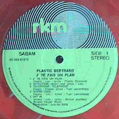 Plastic Bertrand -J'te Fais Un Plan