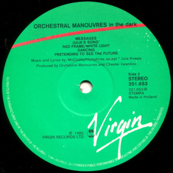 Orchestral Manoeuvres In The Dark -Orchestral Manoeuvres In The Dark