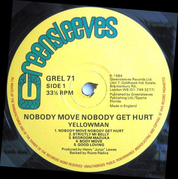 Yellowman -Nobody Move Nobody Get Hurt