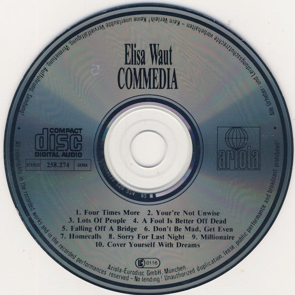 Elisa Waut -Commedia