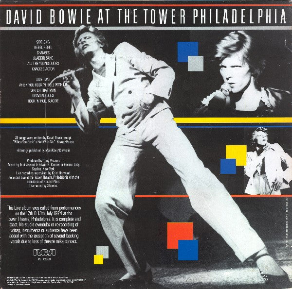 David Bowie -David Bowie At The Tower Philadelphia