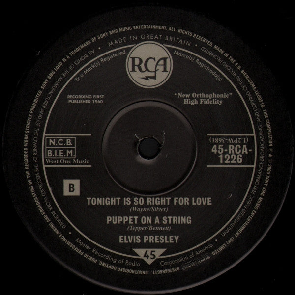 Elvis Presley - Wooden Heart