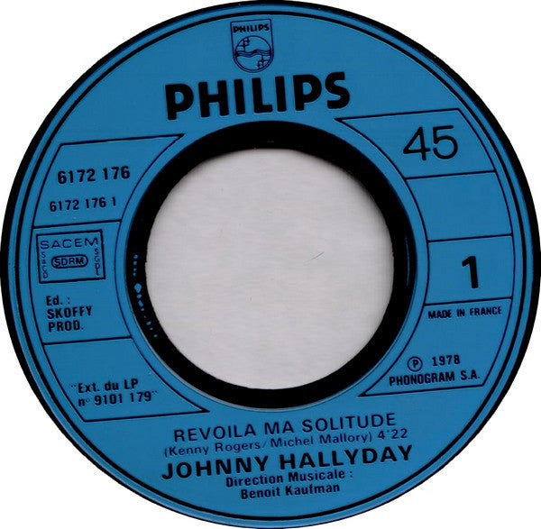 Johnny Hallyday -Revoilà Ma Solitude