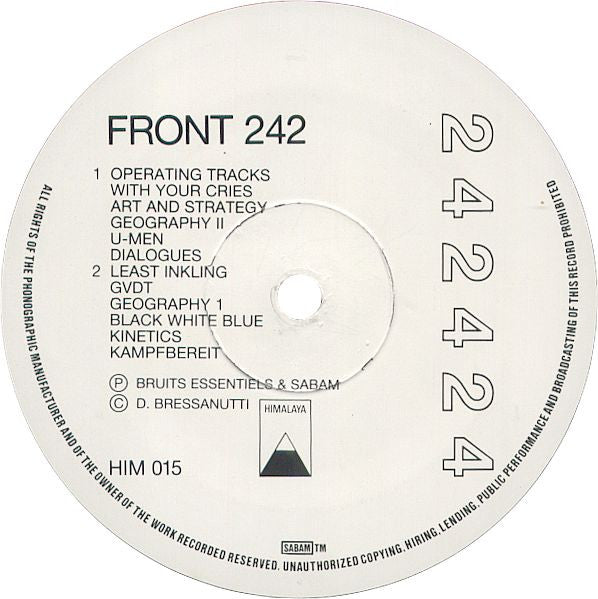 Front 242 -Geography