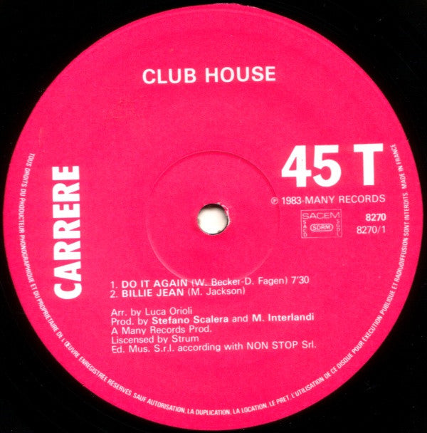 Club House -Do It Again (Medley With Billie Jean)