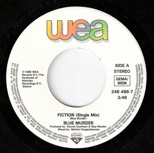 Blue Murder - Fiction