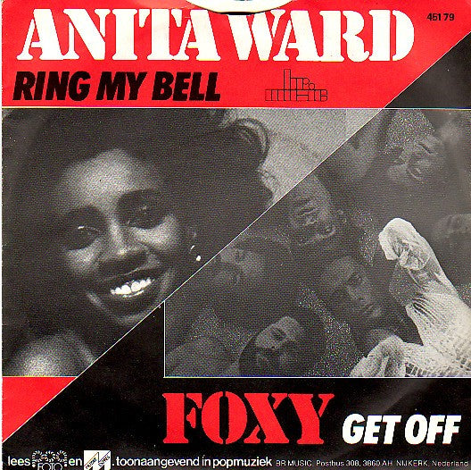 Anita Ward / Foxy -Ring My Bell / Get Off