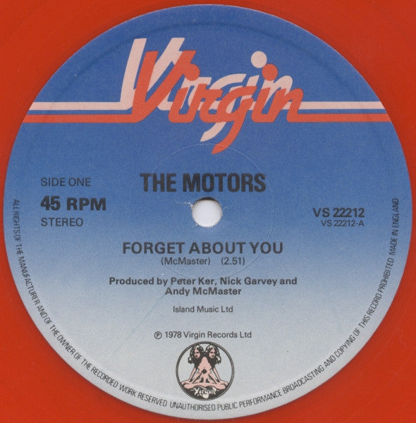 The Motors -Forget About You