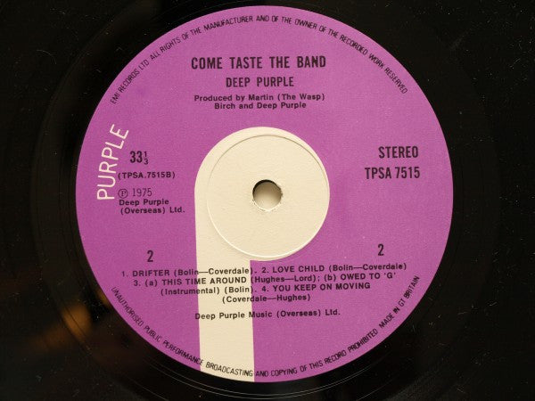 Deep Purple -Come Taste The Band