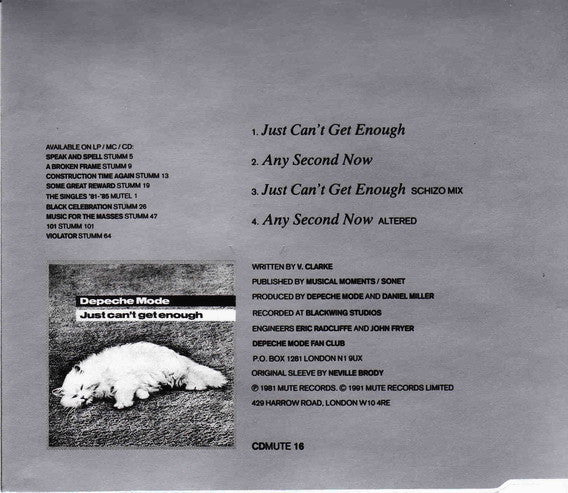 Depeche Mode - Singles 1-6