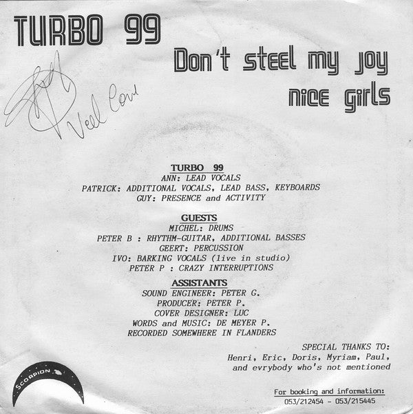 Turbo 99 -Don't Steel My Joy