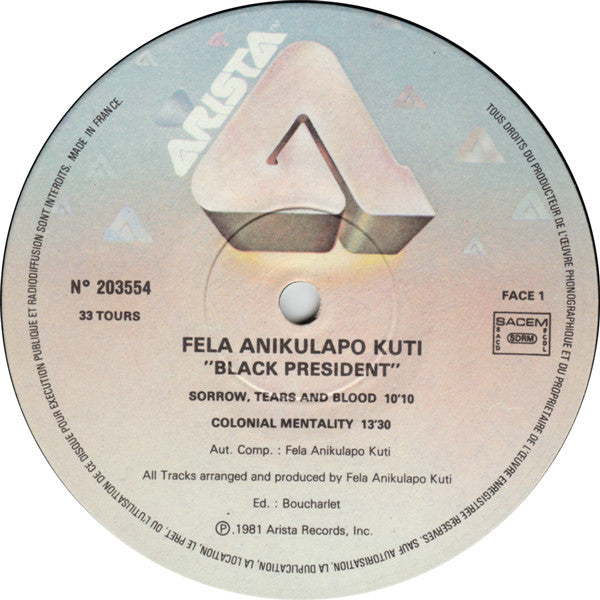 Fela Anikulapo Kuti* -Black President