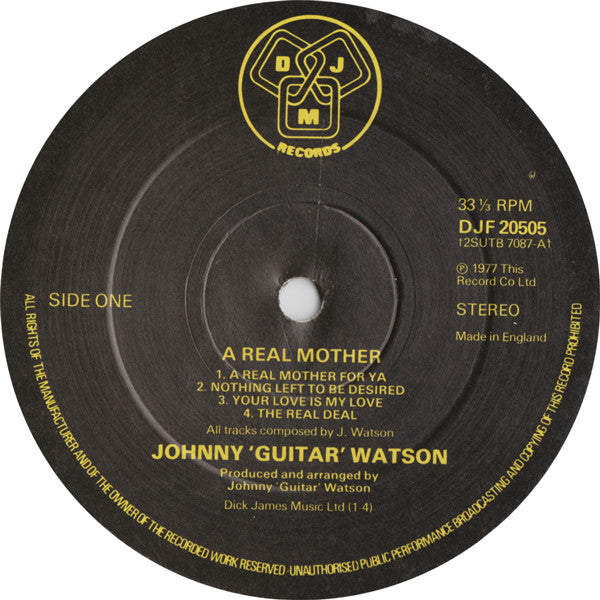 Johnny Guitar Watson - A Real Mother