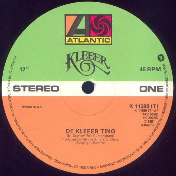 Kleeer -De Kleeer Ting / Running Back To You