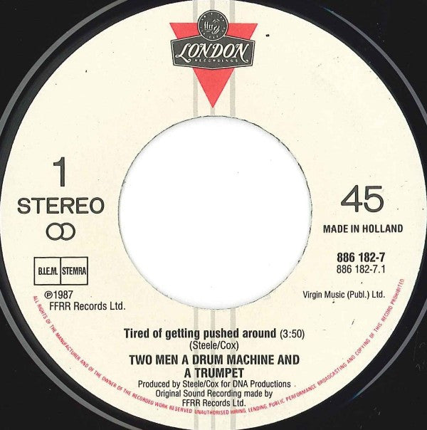 2 Men A Drum Machine And A Trumpet - Tired Of Getting Pushed Around