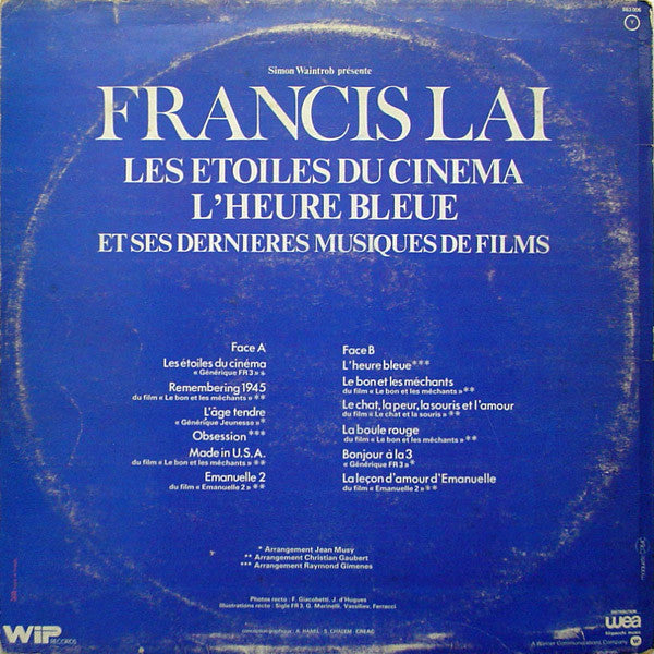 Francis Lai -Les Etoiles Du Cinema / L'heure Bleue