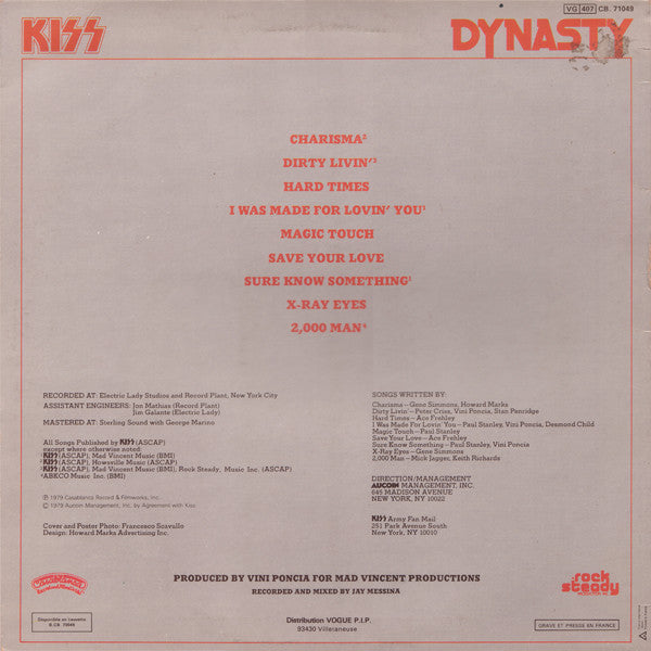 Kiss - Dynasty