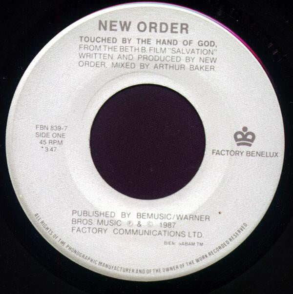 New Order -Touched By The Hand Of God