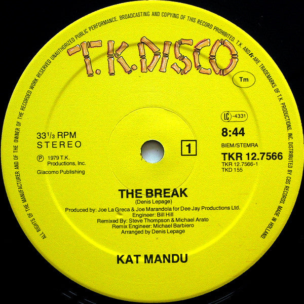 Kat Mandu -The Break