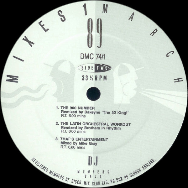 Various - March 89 - Mixes 1