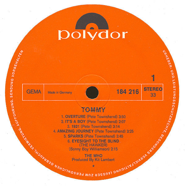 The Who -Tommy