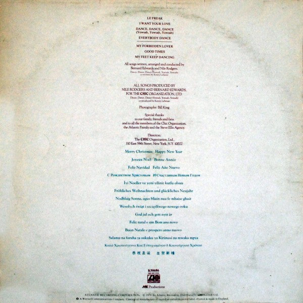 Chic -Les Plus Grands Succes De Chic (Chic's Greatest Hits)
