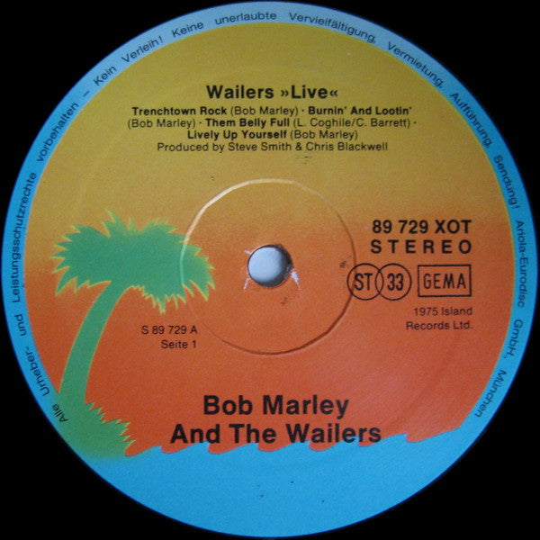 Bob Marley And The Wailers* -Live!