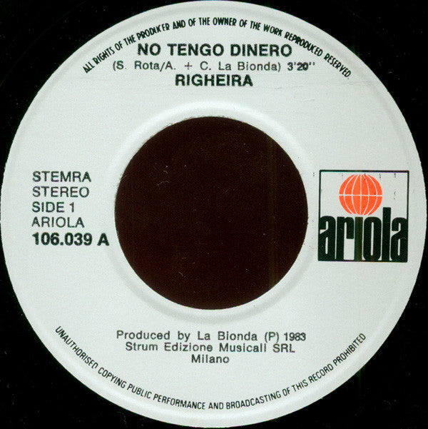 Righeira -No Tengo Dinero