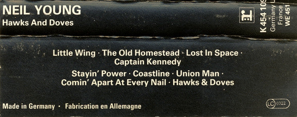Neil Young -Hawks & Doves