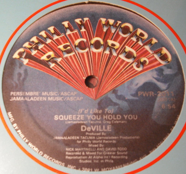 DeVille (2) -(I'd Like To) Squeeze You Hold You