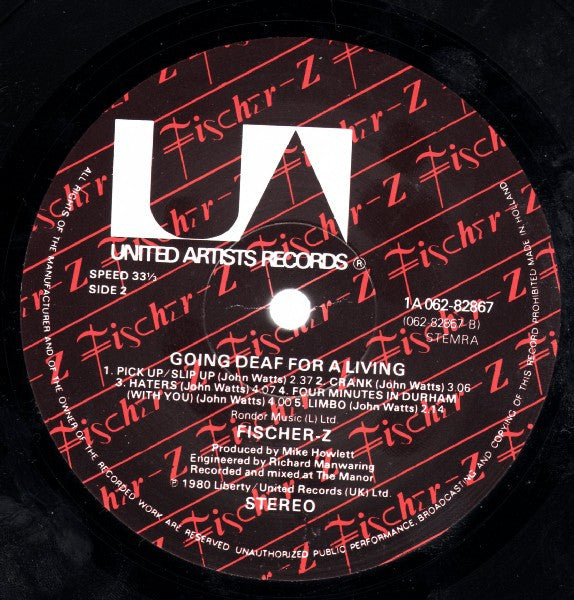 Fischer-Z -Going Deaf For A Living