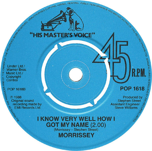 Morrissey -Suedehead