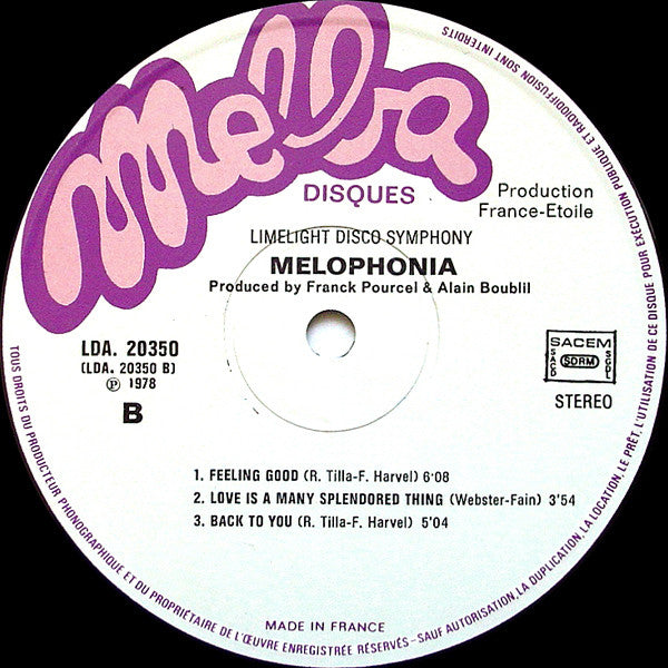 Melophonia - Limelight Disco Symphony