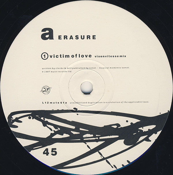 Erasure -Victim Of Love (Limited Edition Remix)