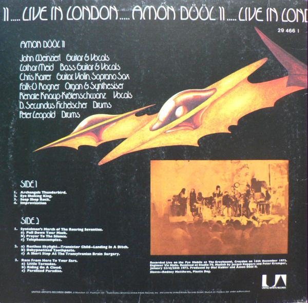 Amon Düül II -Live In London