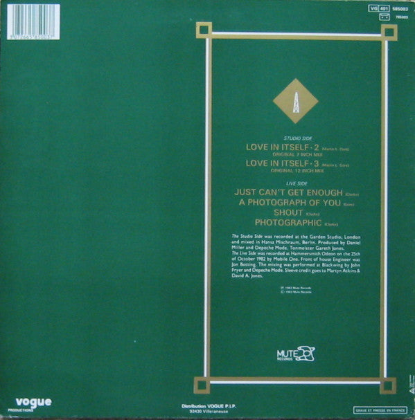 Depeche Mode -Love In Itself∙ 2 ∙ 3 And Live Tracks