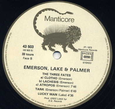 Emerson Lake & Palmer* -Emerson Lake & Palmer