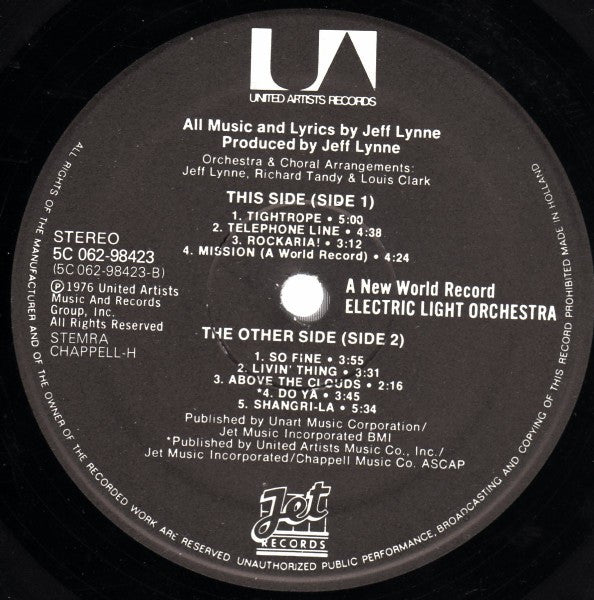 Electric Light Orchestra - A New World Record